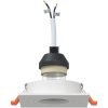 Inbyggda Spotlights 6 st Fyrkantig GU10 Vit 91x91 mm vidaXL 9 cm – miniatyr 3