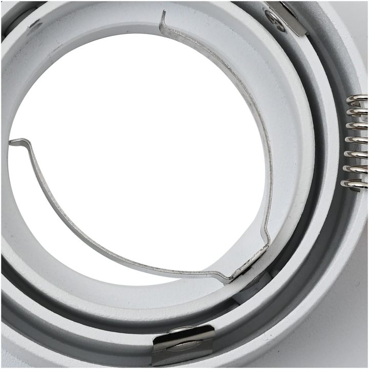 Inbyggda Spotlights 6 st Fyrkantig GU10 Vit 91x91 mm vidaXL 9 cm – bild 8