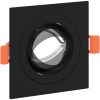 Inbyggda Spotlights 6 st Fyrkantiga GU10 Svarta 91x91 mm vidaXL 9 cm – miniatyr 11