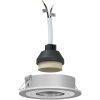 inbyggda spotlights 6 st rund GU10 silver 91 mm vidaXL 9 cm – miniatyr 2