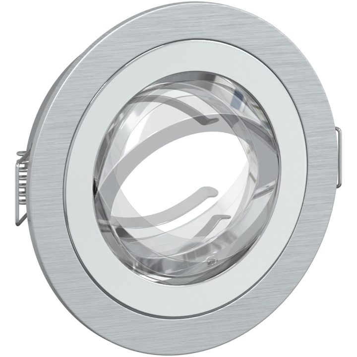 inbyggda spotlights 6 st rund GU10 silver 91 mm vidaXL 9 cm – bild 11