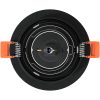 Inbyggda Spotlights 6 st Rund GU10 Svart 91 mm vidaXL 9 cm – miniatyr 6