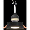 Inbyggda Spotlights 6 st Rund GU10 Svart 91 mm vidaXL 9 cm – miniatyr 10