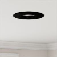 Inbyggda Spotlights 6 st Rund GU10 Svart 91 mm vidaXL