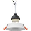 Inbyggda Spotlights 6 st Rund GU10 Vit 91 mm vidaXL 9 cm – miniatyr 3