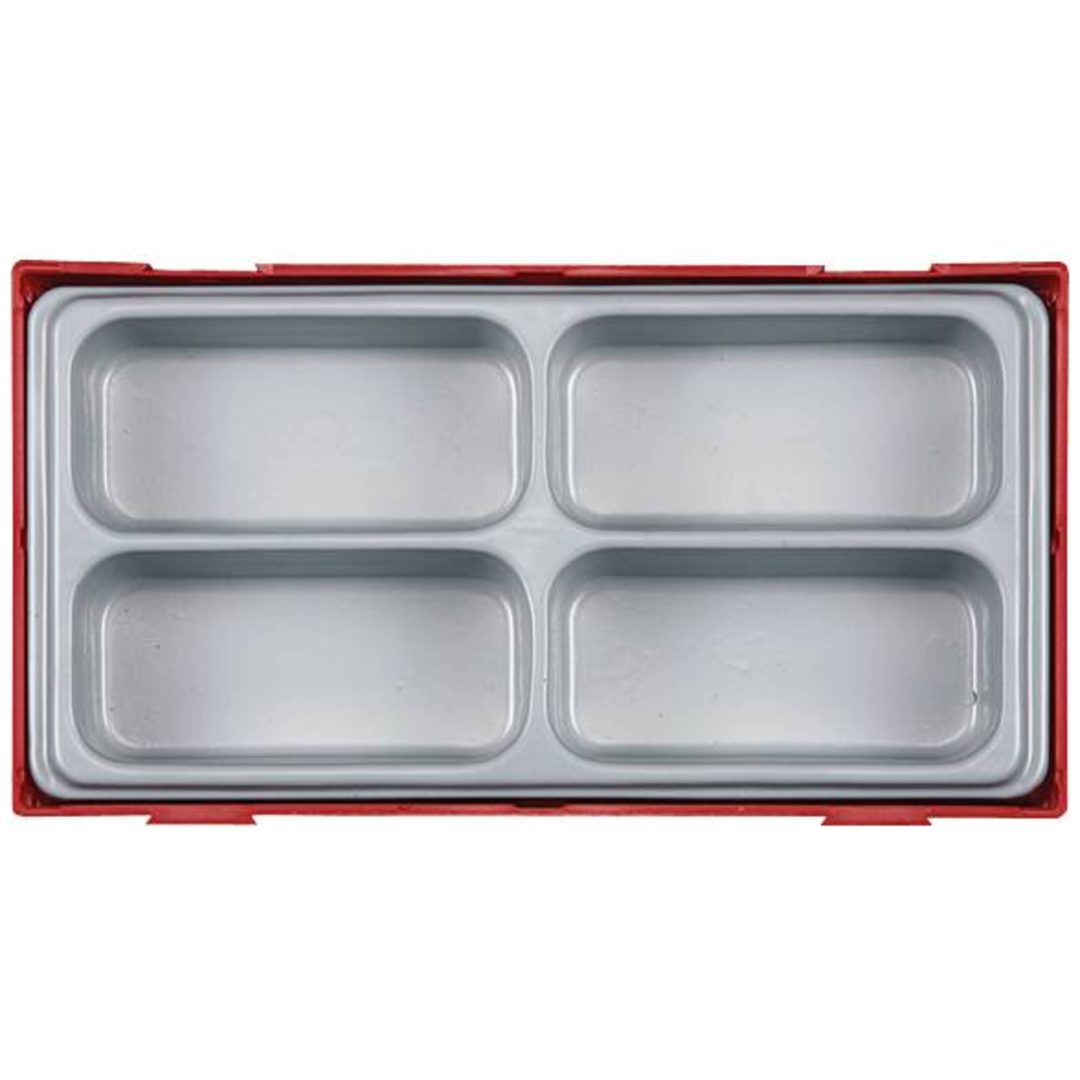 Inbyggnadslåda TT03 Teng Tools TT LÅDA MED 4 FACK