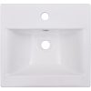 Inbyggt handfat keramik vit vidaXL 42 x 39 x 18 cm – miniatyr 4