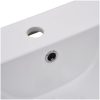 Inbyggt handfat keramik vit vidaXL 42 x 39 x 18 cm – miniatyr 5