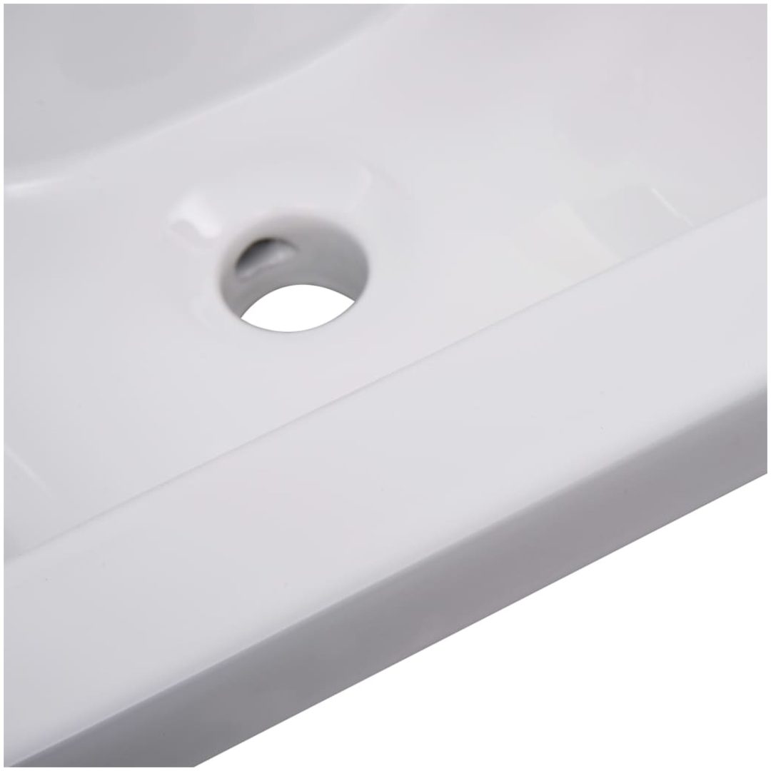Inbyggt handfat keramik vit vidaXL 42 x 39 x 18 cm – bild 6