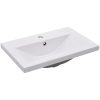 Inbyggt handfat keramik vit vidaXL 61 x 39.5 x 18.5 cm – miniatyr 2
