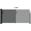 Indragbar sidomarkis antracit vidaXL 100 x 300 cm – miniatyr 5