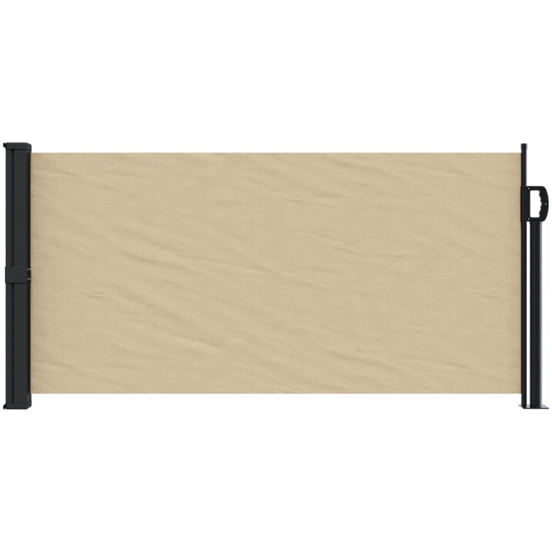 Indragbar sidomarkis beige vidaXL 100 x 300 cm – bild 3