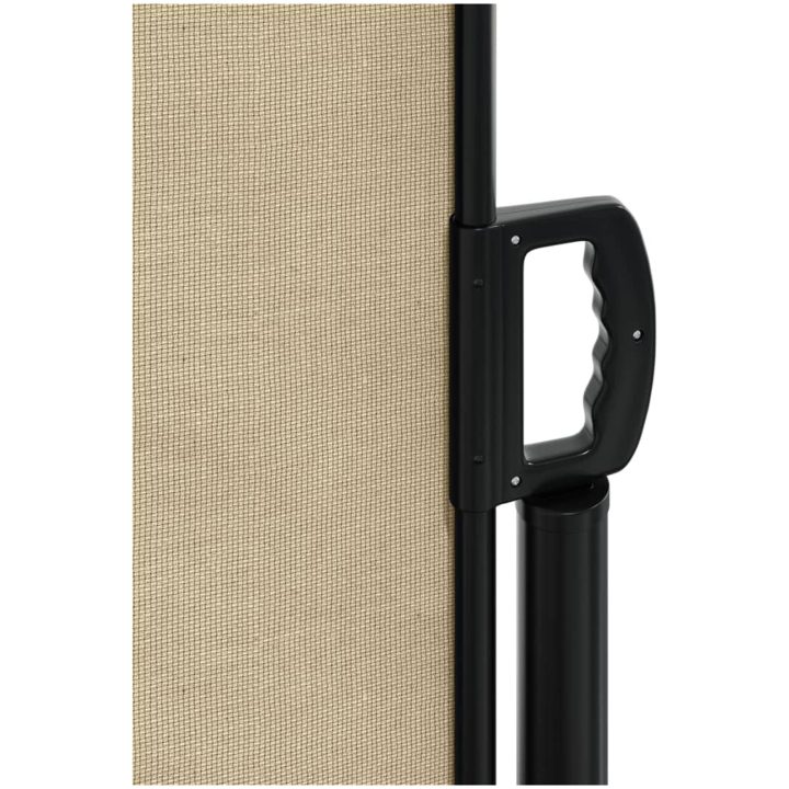 Indragbar sidomarkis beige vidaXL 100 x 300 cm – bild 8