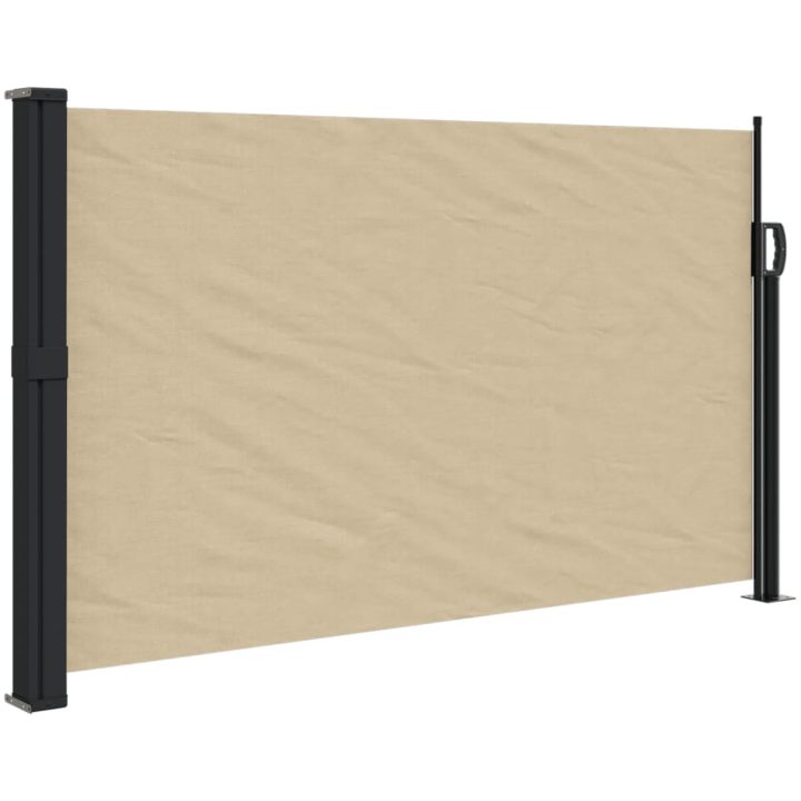 Indragbar sidomarkis beige vidaXL 120 x 300 cm – bild 2