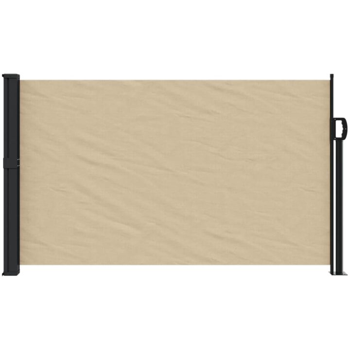 Indragbar sidomarkis beige vidaXL 120 x 300 cm – bild 3