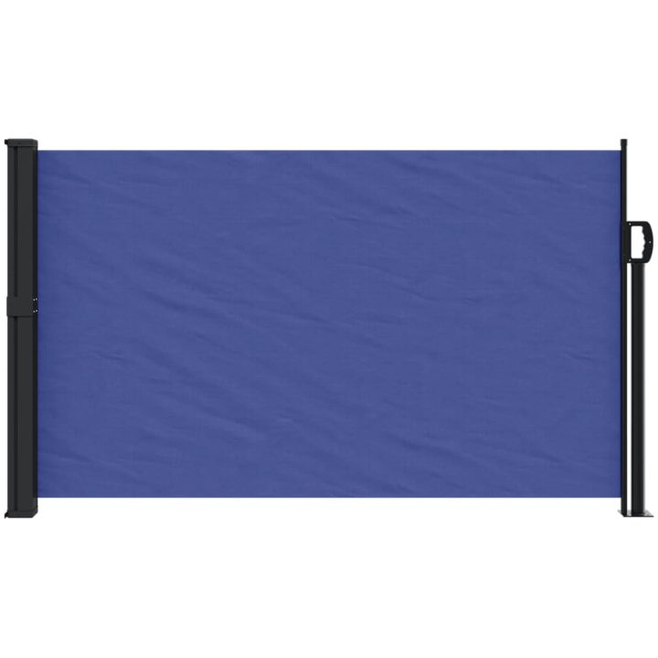 Indragbar sidomarkis blå vidaXL 120 x 300 cm – bild 3