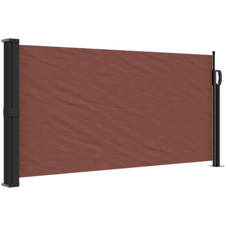 Indragbar sidomarkis brun vidaXL 100 x 300 cm – bild 2