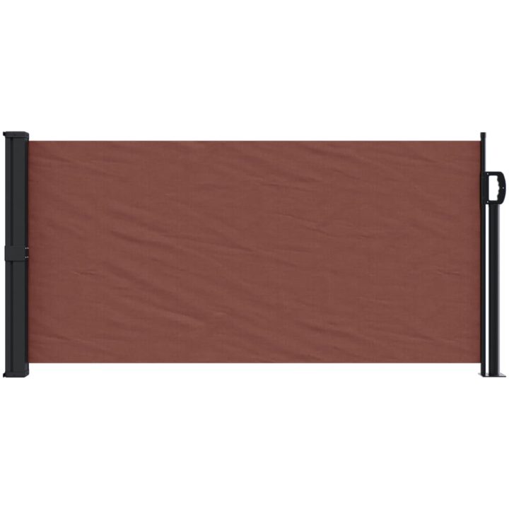 Indragbar sidomarkis brun vidaXL 100 x 300 cm – bild 3