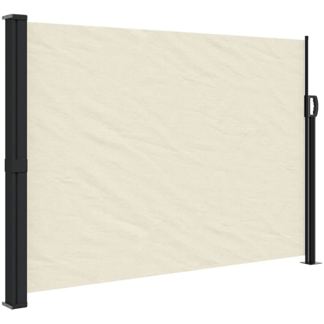 Indragbar sidomarkis gräddvit vidaXL 140 x 300 cm – bild 2