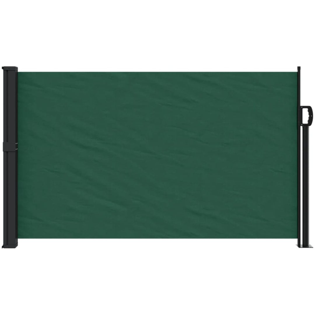 Indragbar sidomarkis mörkgrön vidaXL 120 x 300 cm – bild 3