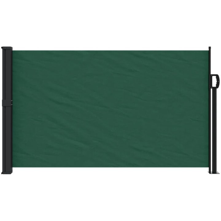 Indragbar sidomarkis mörkgrön vidaXL 120 x 300 cm – bild 3