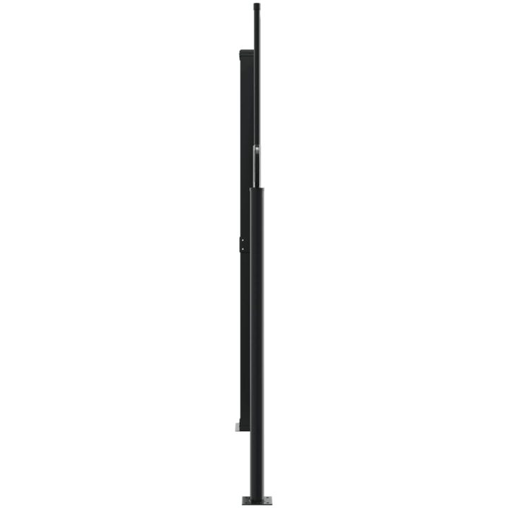 Indragbar sidomarkis röd vidaXL 160 x 1000 cm – bild 4