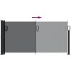 Indragbar sidomarkis svart vidaXL 100 x 300 cm – miniatyr 5