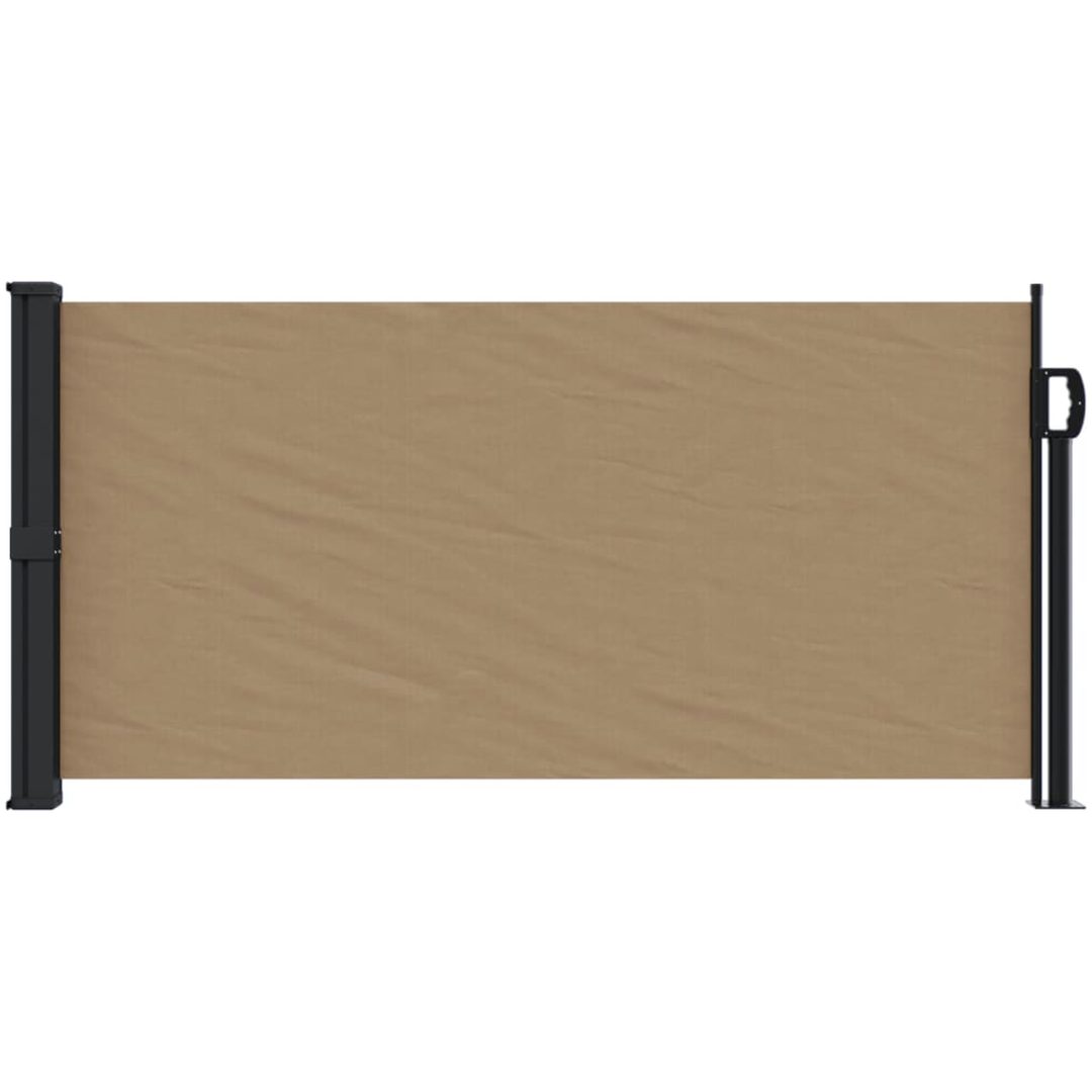 Indragbar sidomarkis taupe vidaXL 100 x 300 cm – bild 3