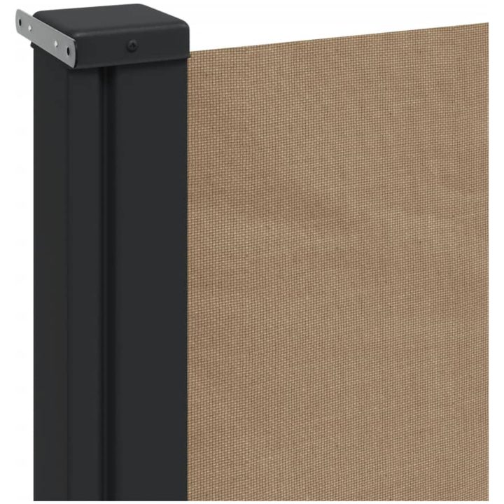 Indragbar sidomarkis taupe vidaXL 100 x 300 cm – bild 7