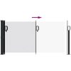 Indragbar sidomarkis vit vidaXL 100 x 300 cm – miniatyr 5