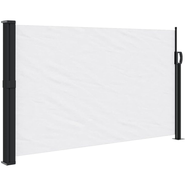 Indragbar sidomarkis vit vidaXL 120 x 500 cm – bild 2