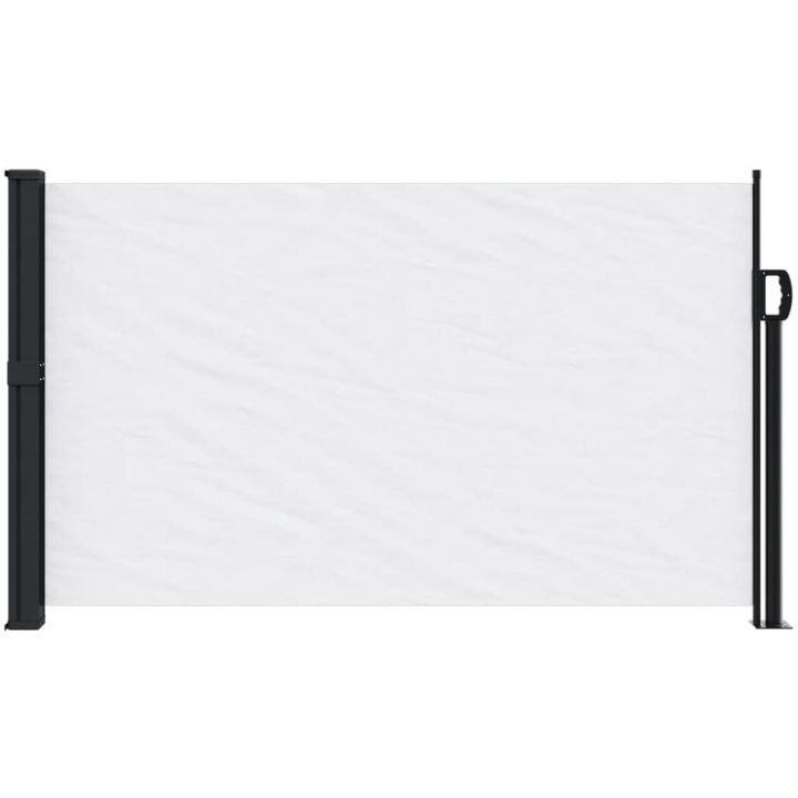 Indragbar sidomarkis vit vidaXL 120 x 500 cm – bild 3