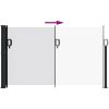 Indragbar sidomarkis vit vidaXL 120 x 500 cm – miniatyr 5