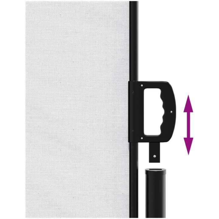 Indragbar sidomarkis vit vidaXL 120 x 500 cm – bild 6