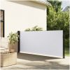 Indragbar sidomarkis vit vidaXL 120 x 500 cm – miniatyr 1