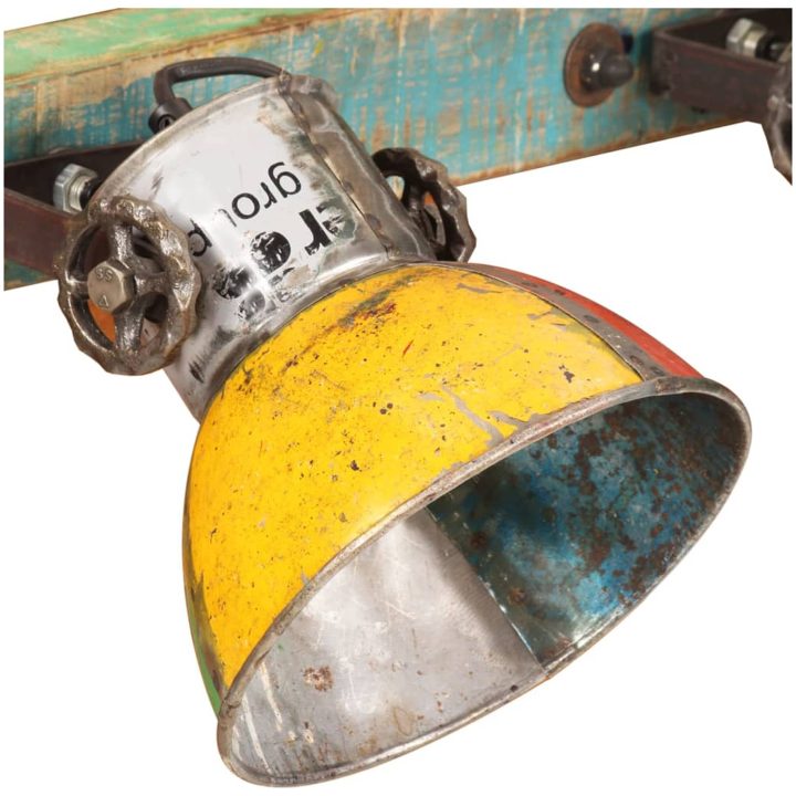 Industriell vägglampa flerfärgad 45x25 cm E27 vidaXL – bild 4