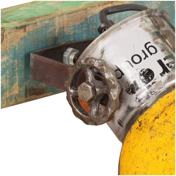 Industriell vägglampa flerfärgad 45x25 cm E27 vidaXL – bild 5