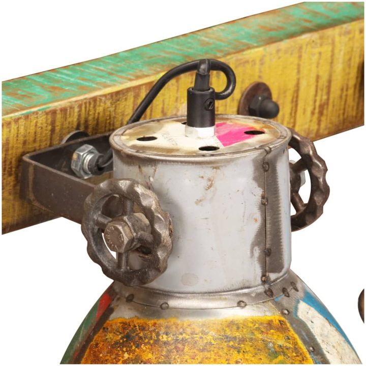 Industriell vägglampa flerfärgad 45x25 cm E27 vidaXL – bild 6