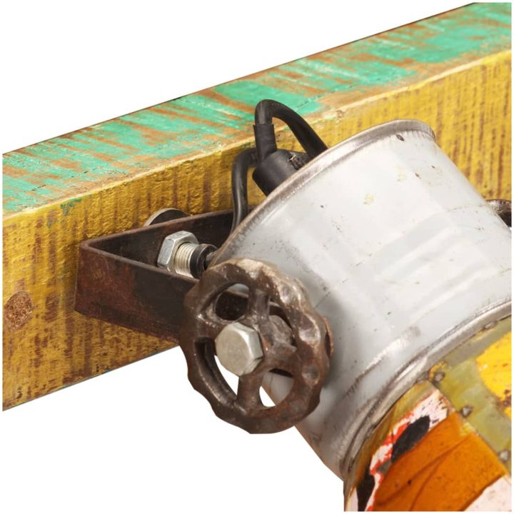 Industriell vägglampa flerfärgad 65x25 cm E27 vidaXL – bild 5