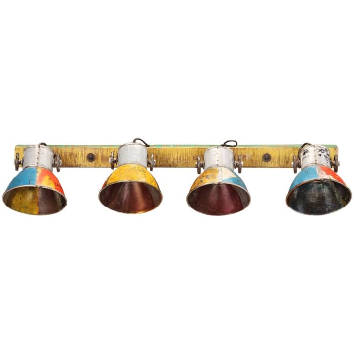 Industriell vägglampa flerfärgad 90x25 cm E27 vidaXL – bild 3