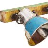 Industriell vägglampa flerfärgad 90x25 cm E27 vidaXL – miniatyr 4