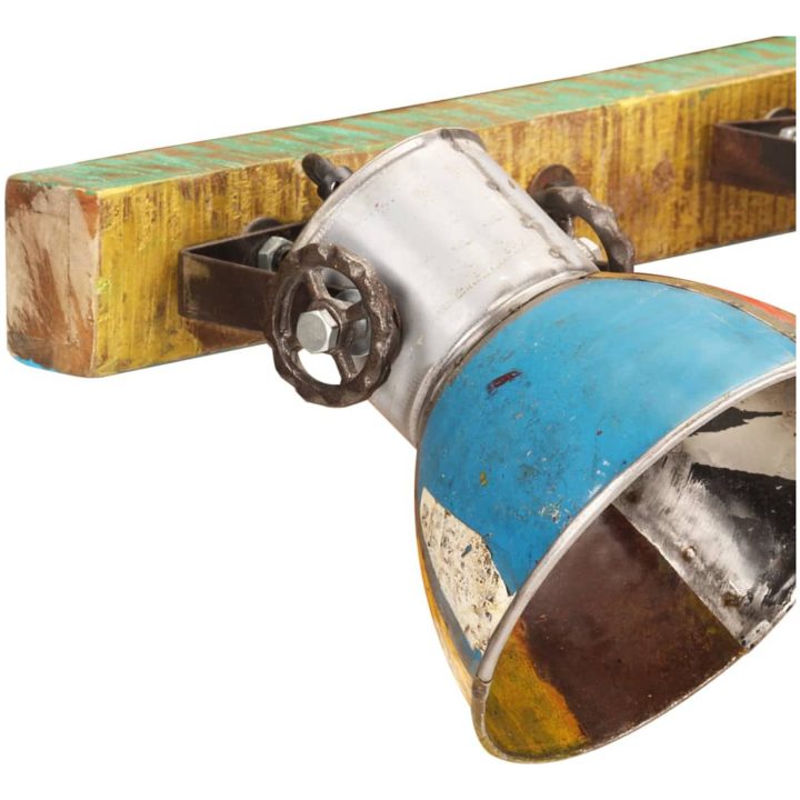 Industriell vägglampa flerfärgad 90x25 cm E27 vidaXL – bild 4