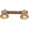 Industriell vägglampa mässing 45x25 cm E27 vidaXL – miniatyr 3