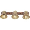 Industriell vägglampa mässing 65x25 cm E27 vidaXL – miniatyr 3