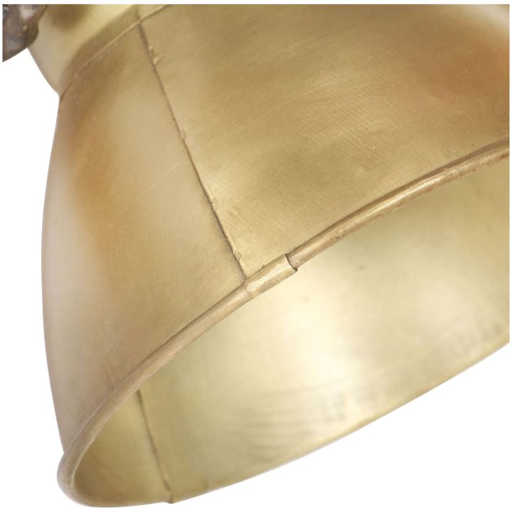 Industriell vägglampa mässing 90x25 cm E27 vidaXL – bild 6