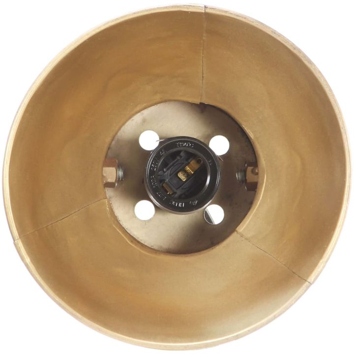 Industriell vägglampa mässing 90x25 cm E27 vidaXL – bild 7