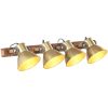 Industriell vägglampa mässing 90x25 cm E27 vidaXL – miniatyr 1
