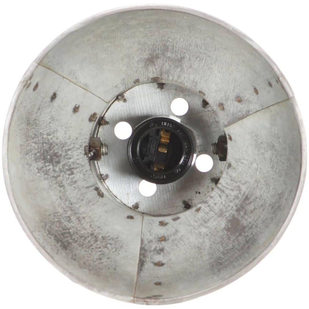Industriell vägglampa silver 45x25 cm E27 vidaXL – bild 5