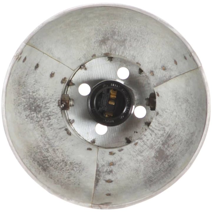 Industriell vägglampa silver 45x25 cm E27 vidaXL – bild 5
