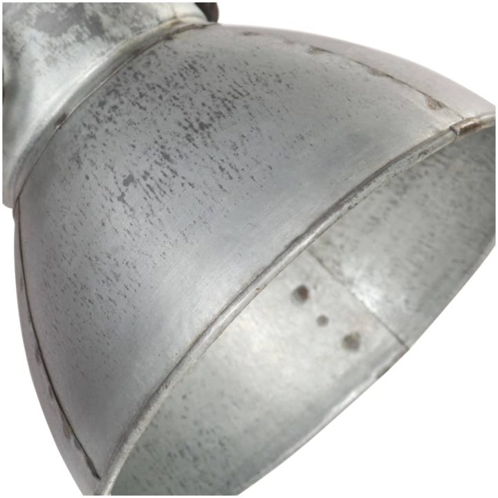 Industriell vägglampa silver 45x25 cm E27 vidaXL – bild 7